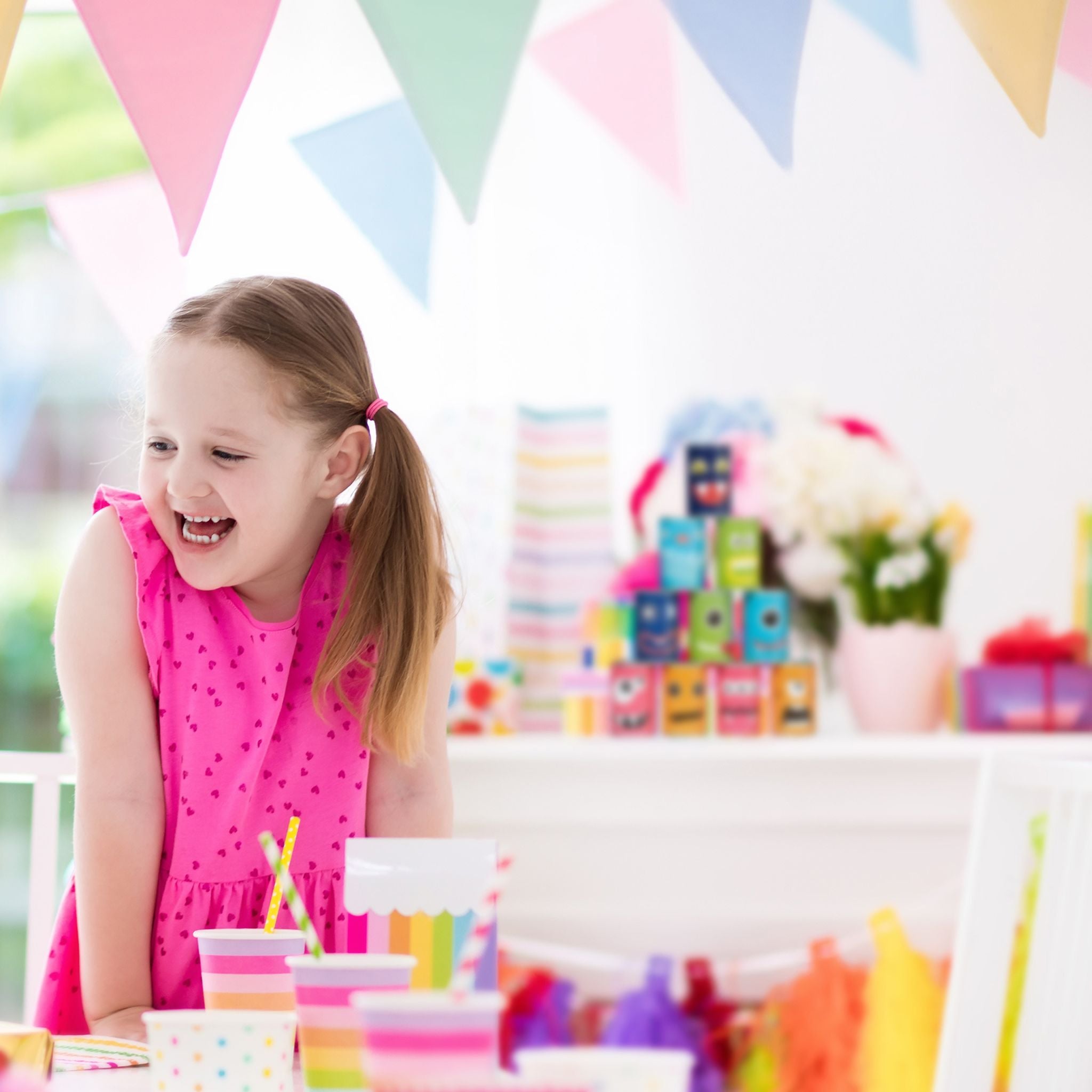 Dosenwerfen für Kinder Dunkelblau-Grün-Pink von Relaxdays