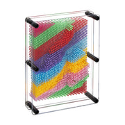3D Nagelbild Pinart Blau-Gelb-Rot