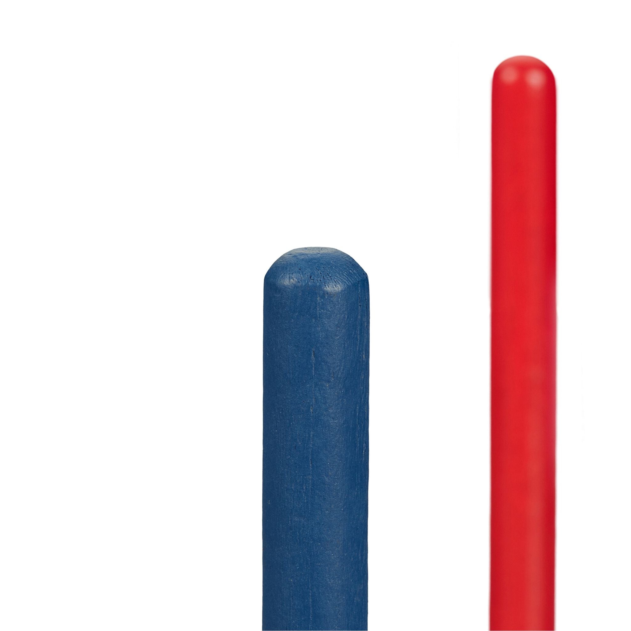 Ringwurfspiel Holz Gelb-Hellbraun-Rot von Relaxdays