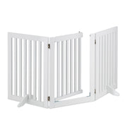 Absperrgitter mit Tür 70cm hoch Weiss von Relaxdays