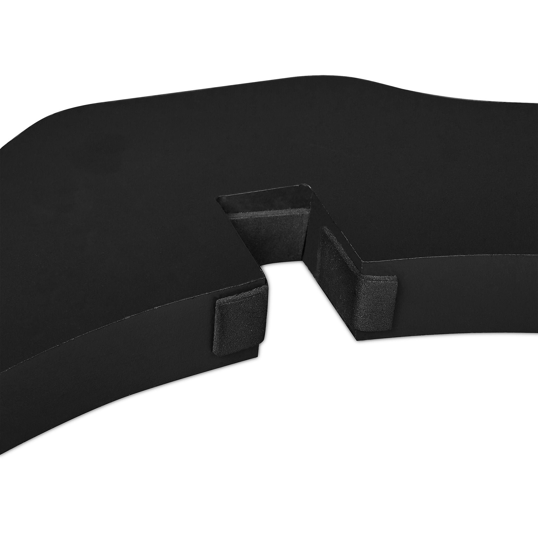 Absperrgitter mit Tür 4-teilig Schwarz von Relaxdays