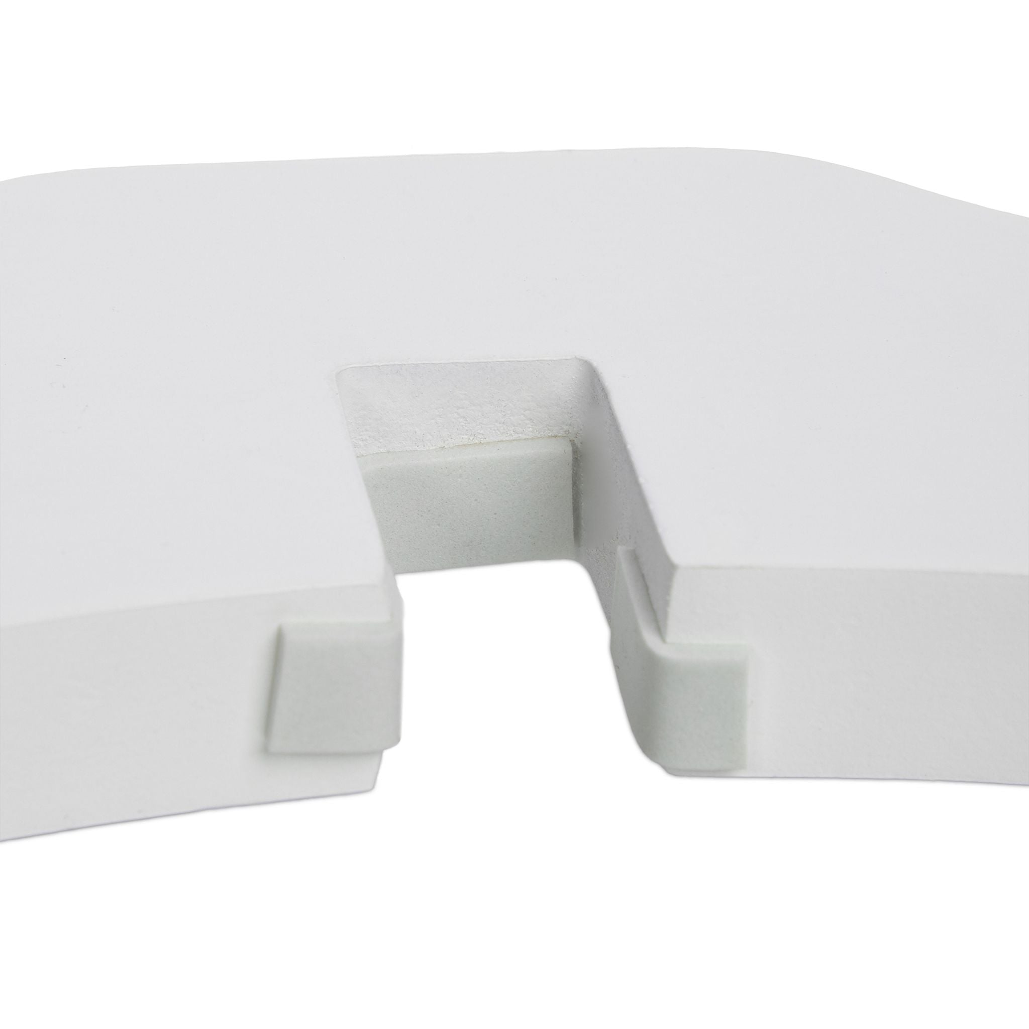 Absperrgitter 70cm hoch Weiss von Relaxdays