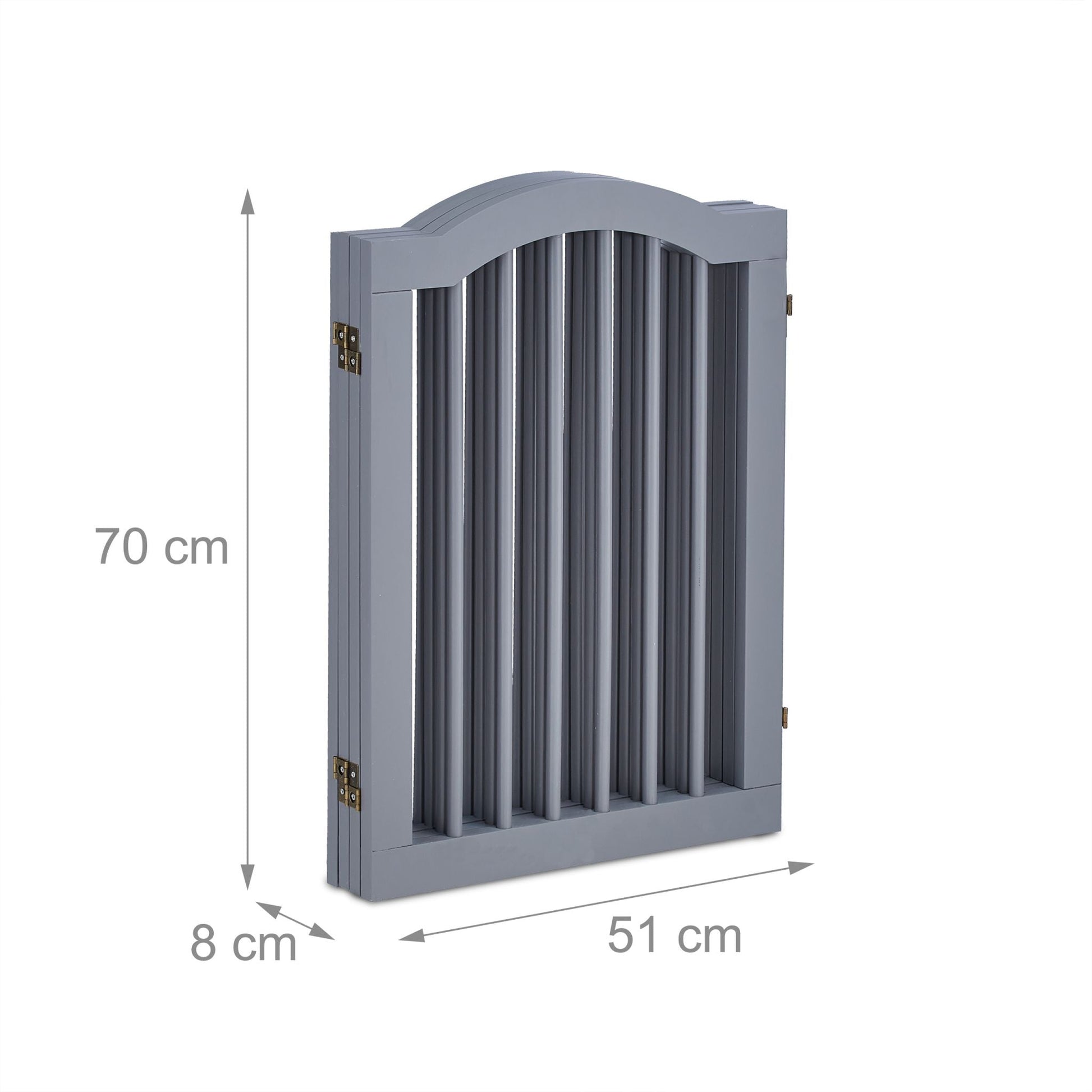Absperrgitter 70cm hoch Grau von Relaxdays