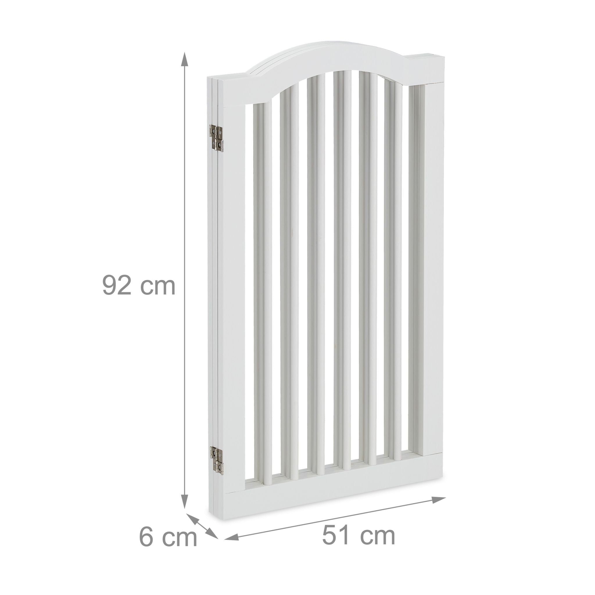 Absperrgitter 92cm hoch Weiss von Relaxdays