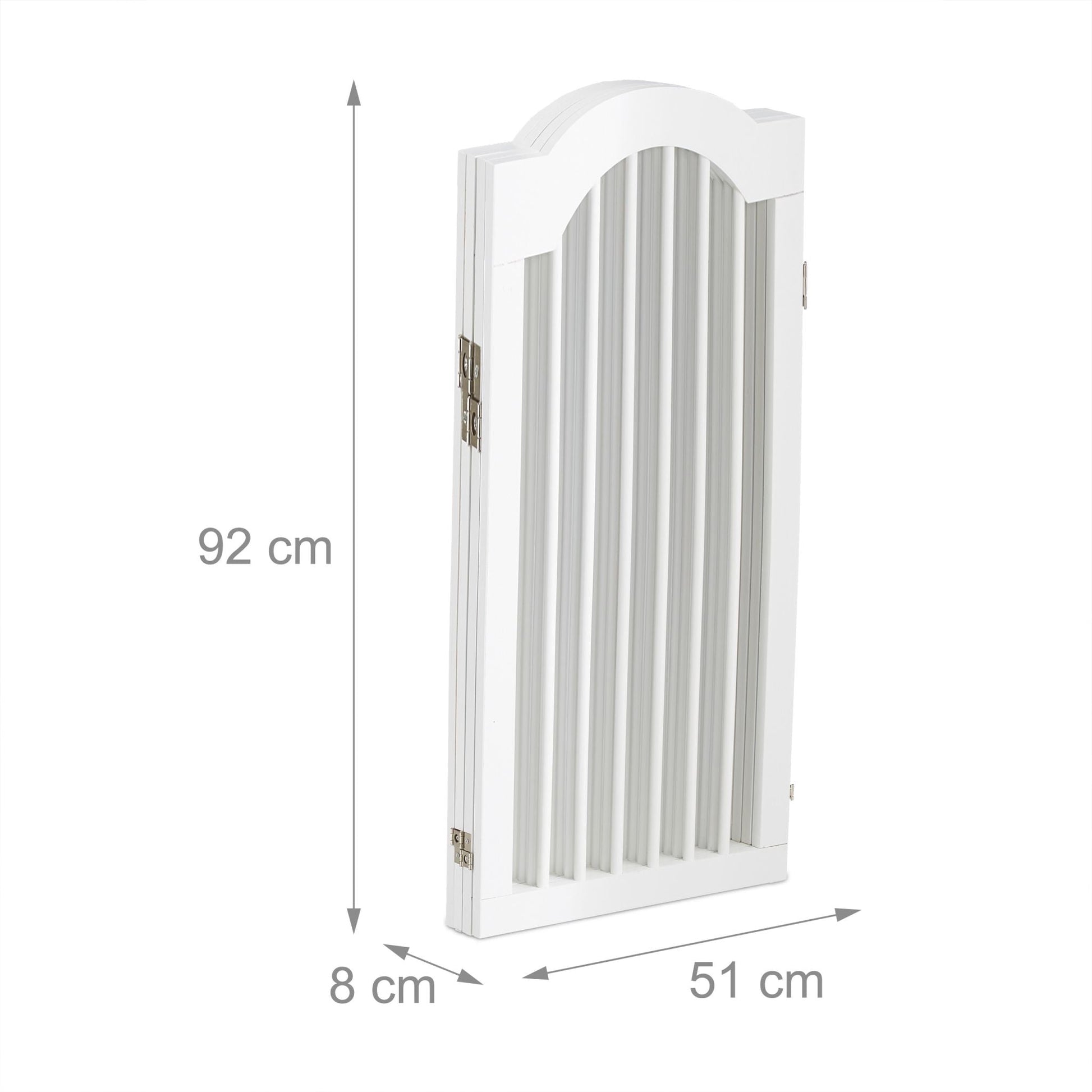 Absperrgitter 92cm hoch Weiss von Relaxdays