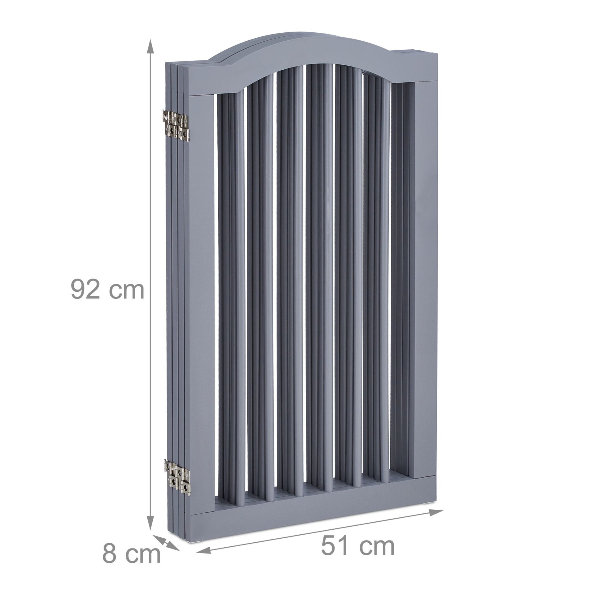 Absperrgitter 92cm hoch Grau von Relaxdays