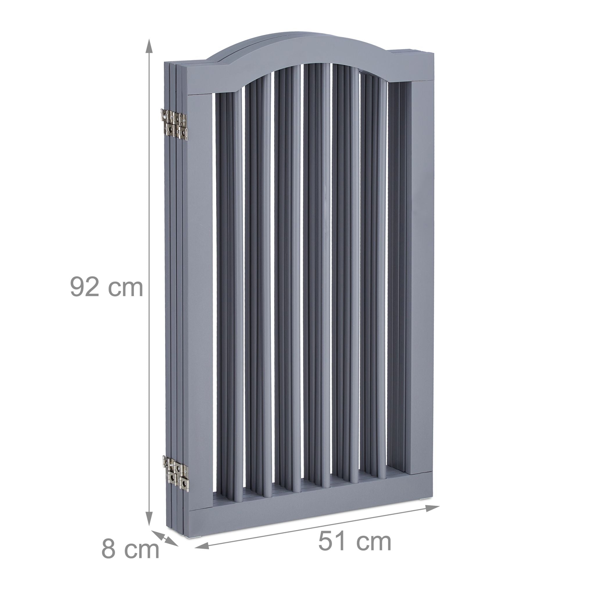 Absperrgitter 92cm hoch Grau von Relaxdays