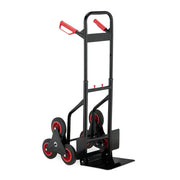 Sackkarre Treppensteiger schwarz Rot-Schwarz von Relaxdays