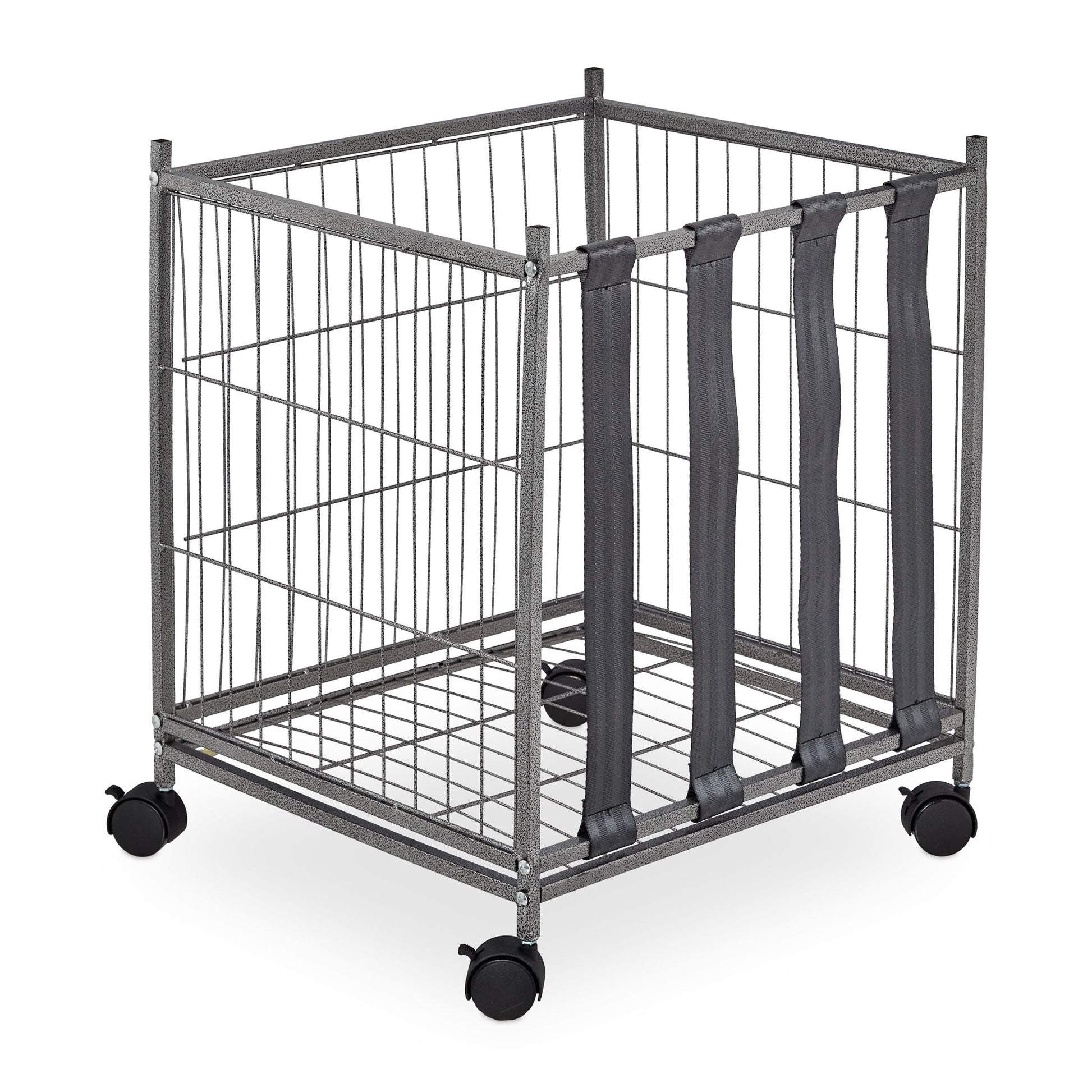 Ballwagen Metall Grau von Relaxdays