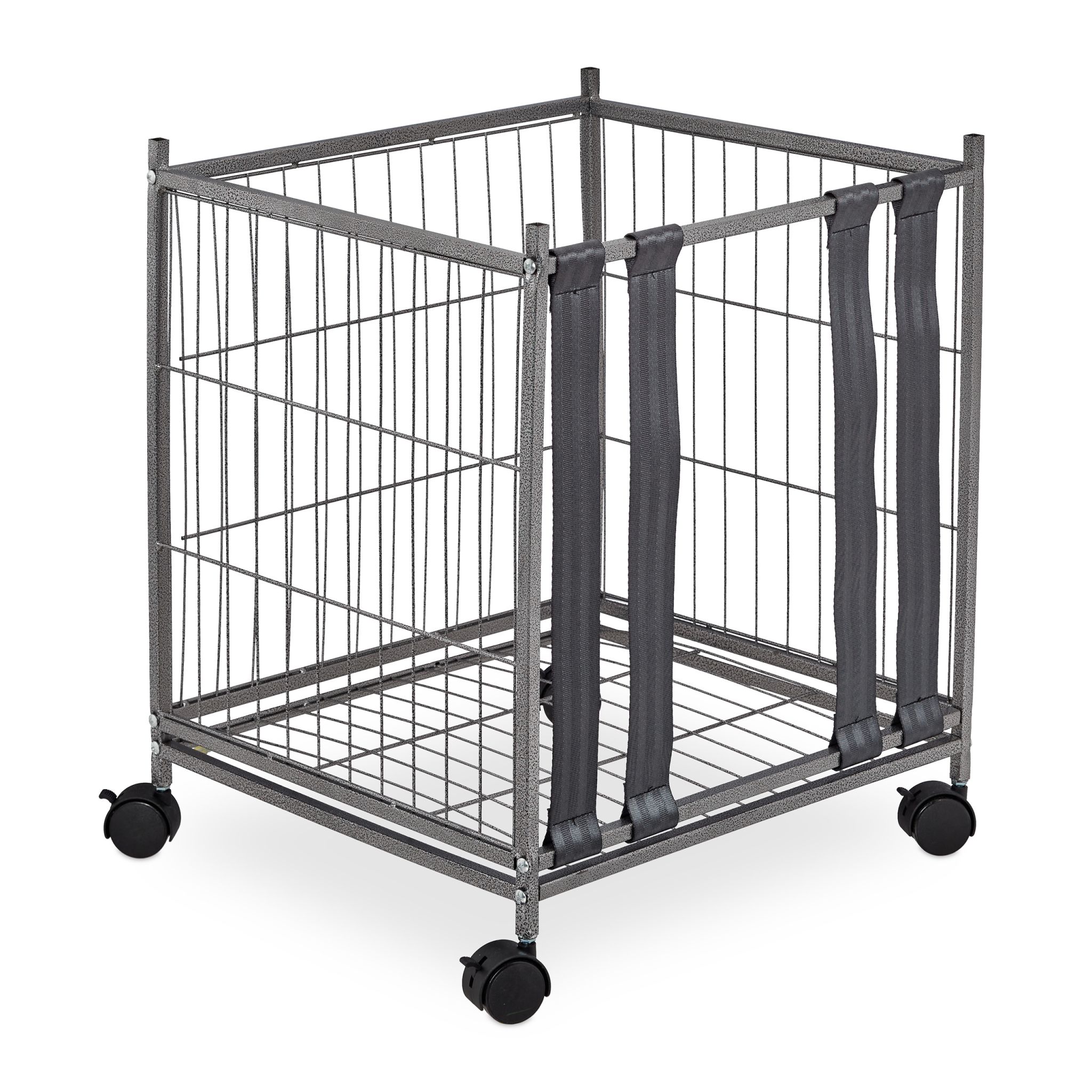 Ballwagen Metall Grau von Relaxdays