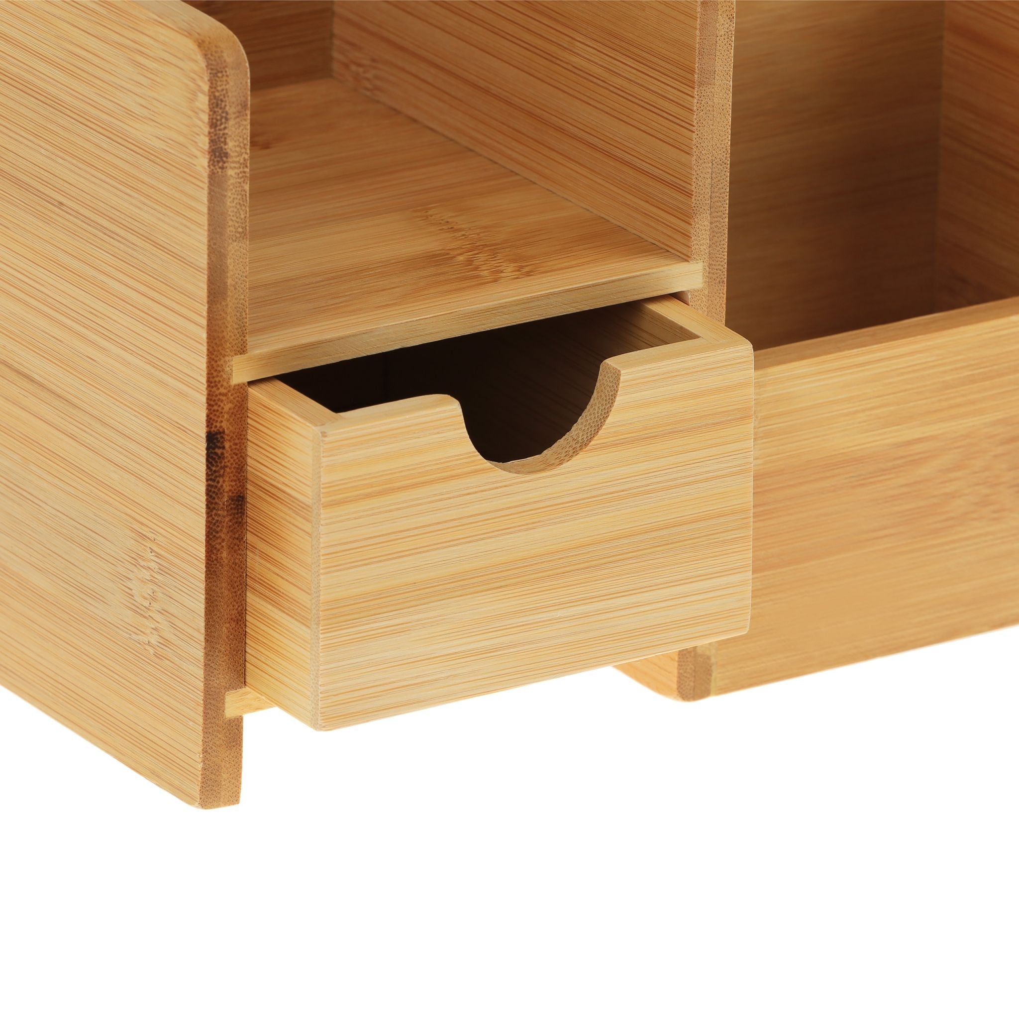 Schreibtisch Organizer Bambus Hellbraun von Relaxdays