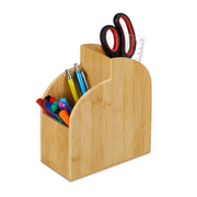 Stiftehalter Bambus Hellbraun von Relaxdays