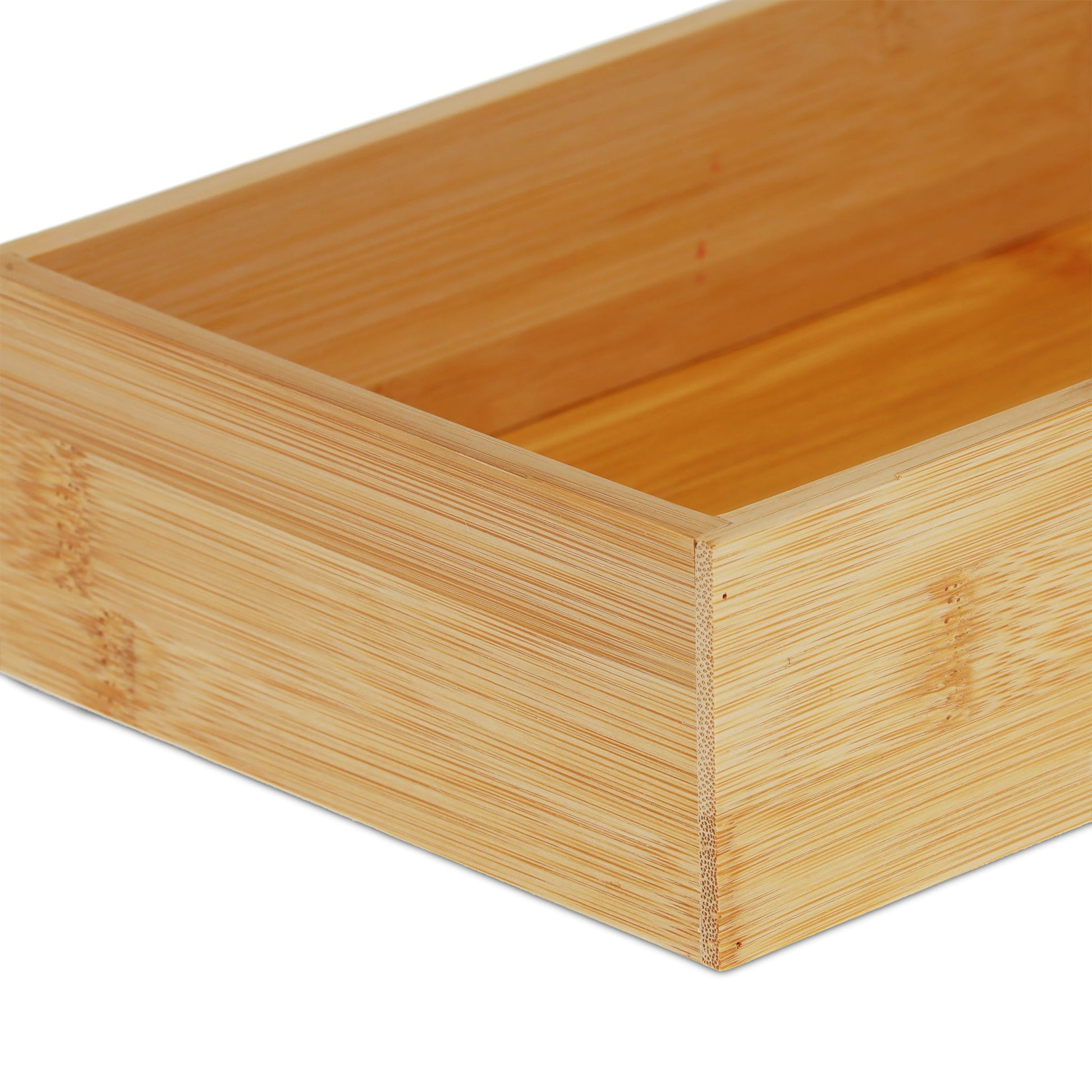 Ordnungsbox Bambus Hellbraun von Relaxdays