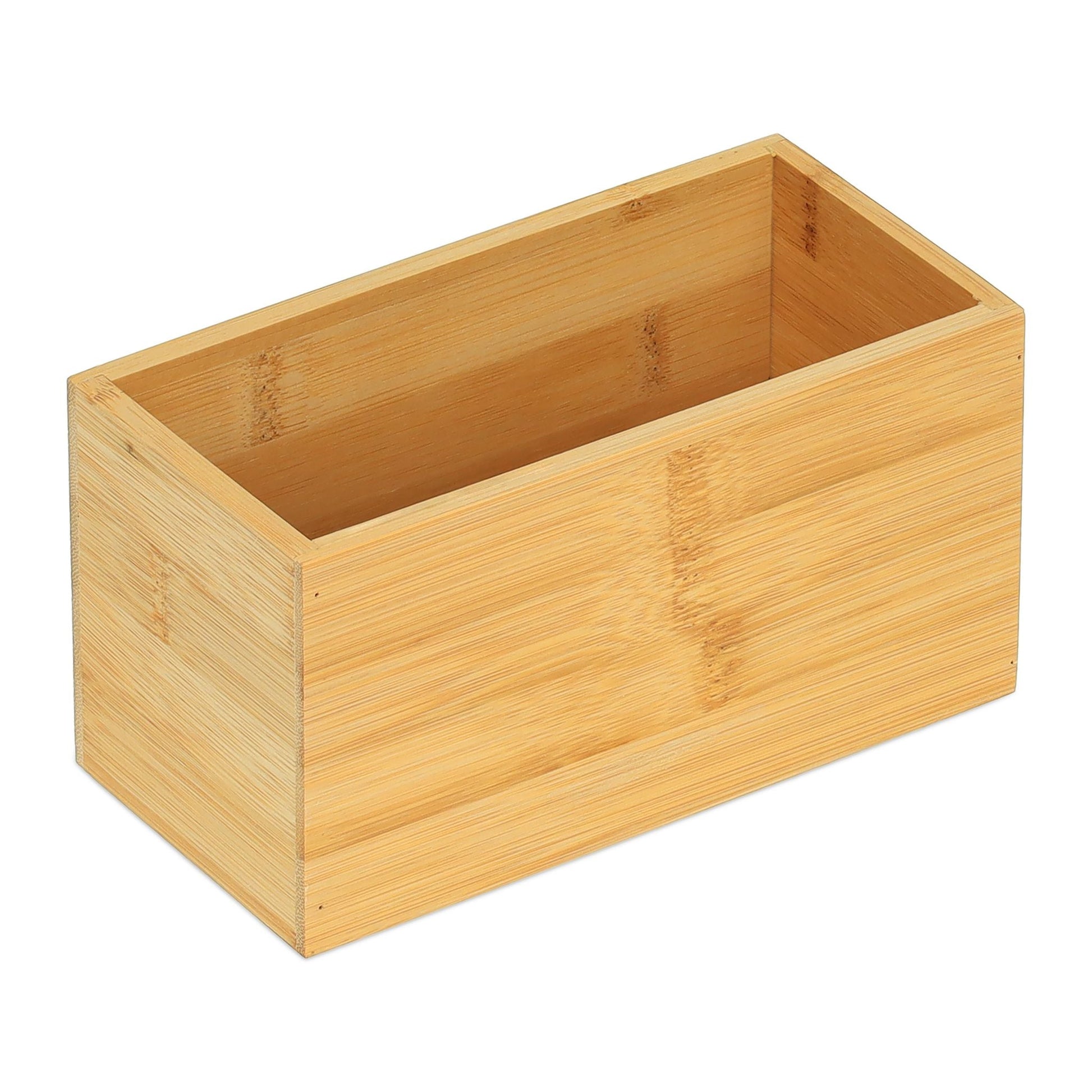 Ordnungsbox Bambus Hellbraun von Relaxdays
