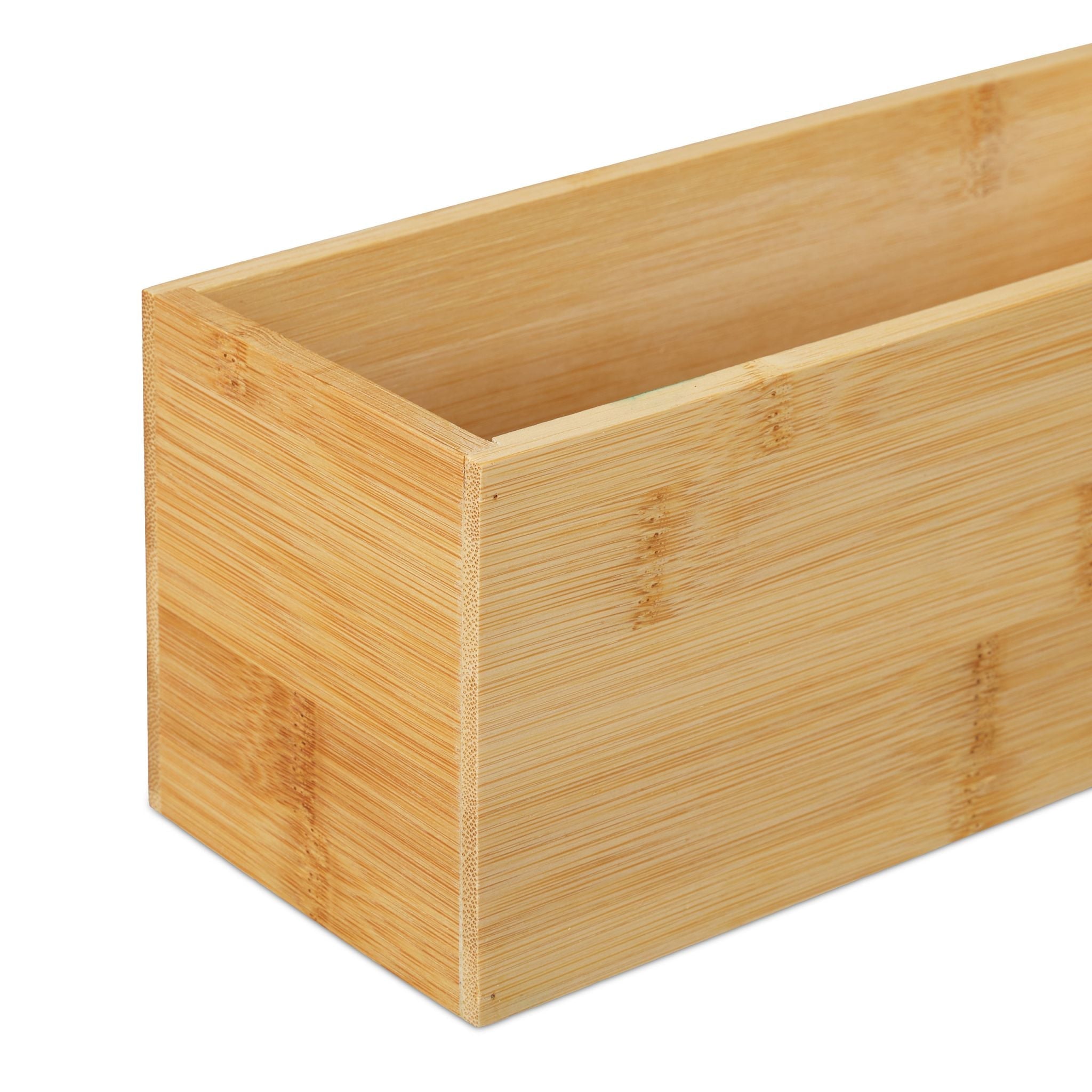Ordnungsbox Bambus Hellbraun von Relaxdays