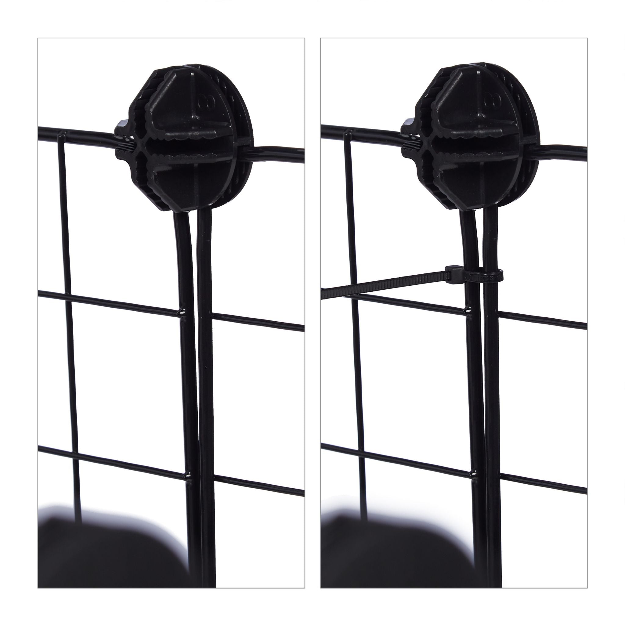 Freilaufgehege Gitter 29 tlg. Schwarz