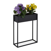 Blumenständer Metall Schwarz von Relaxdays
