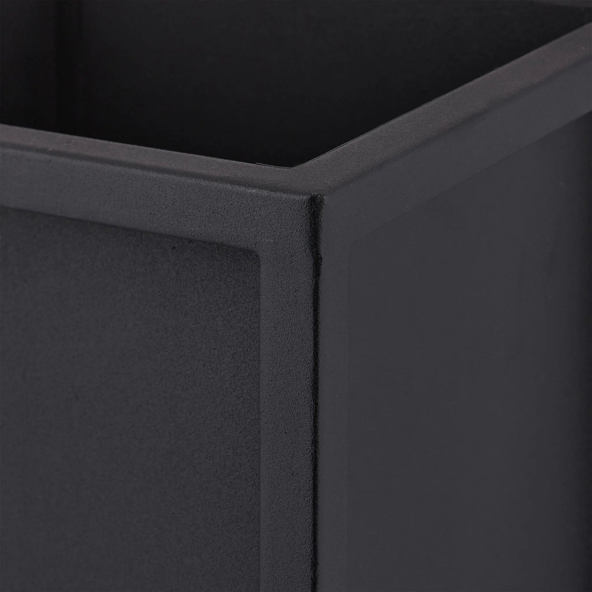 Blumenständer Metall 2er-Set Schwarz von Relaxdays