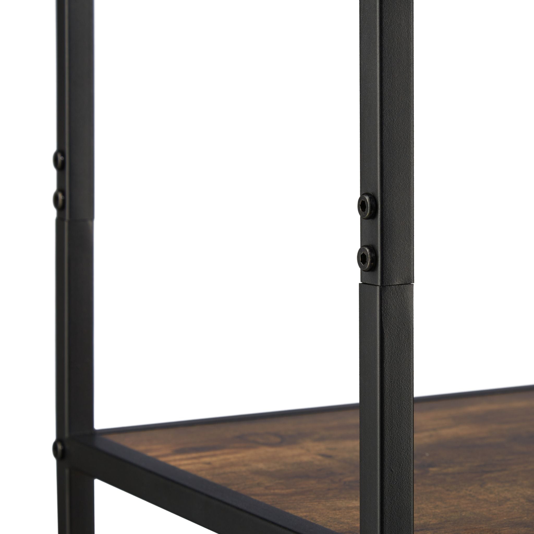Regal Industrial Style Braun-Schwarz von Relaxdays