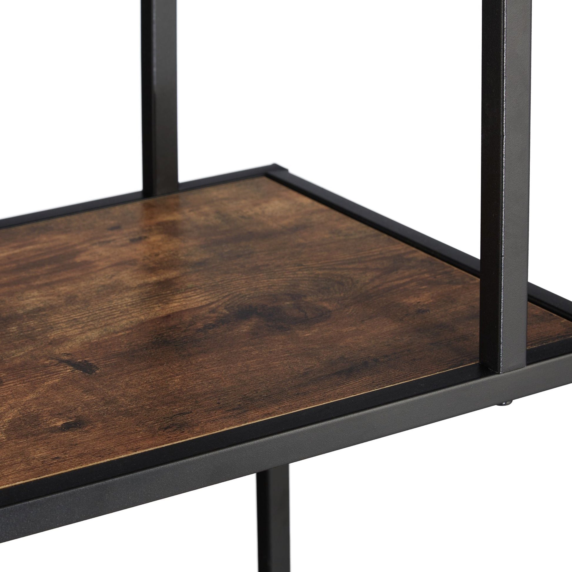 Regal Industrial Style Braun-Schwarz von Relaxdays
