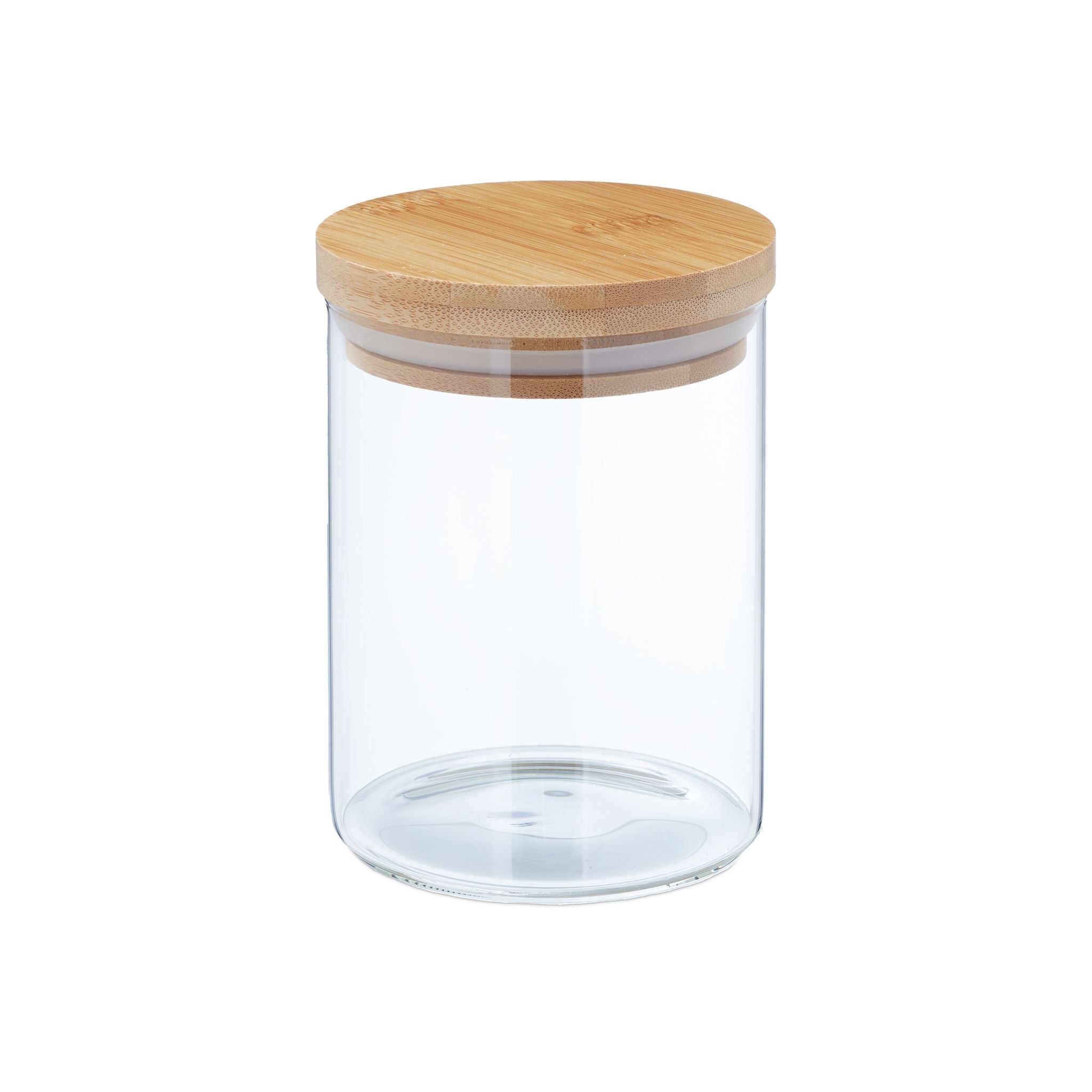 Vorratsgläser mit Deckel 750ml 4er-Set Hellbraun-Transparent