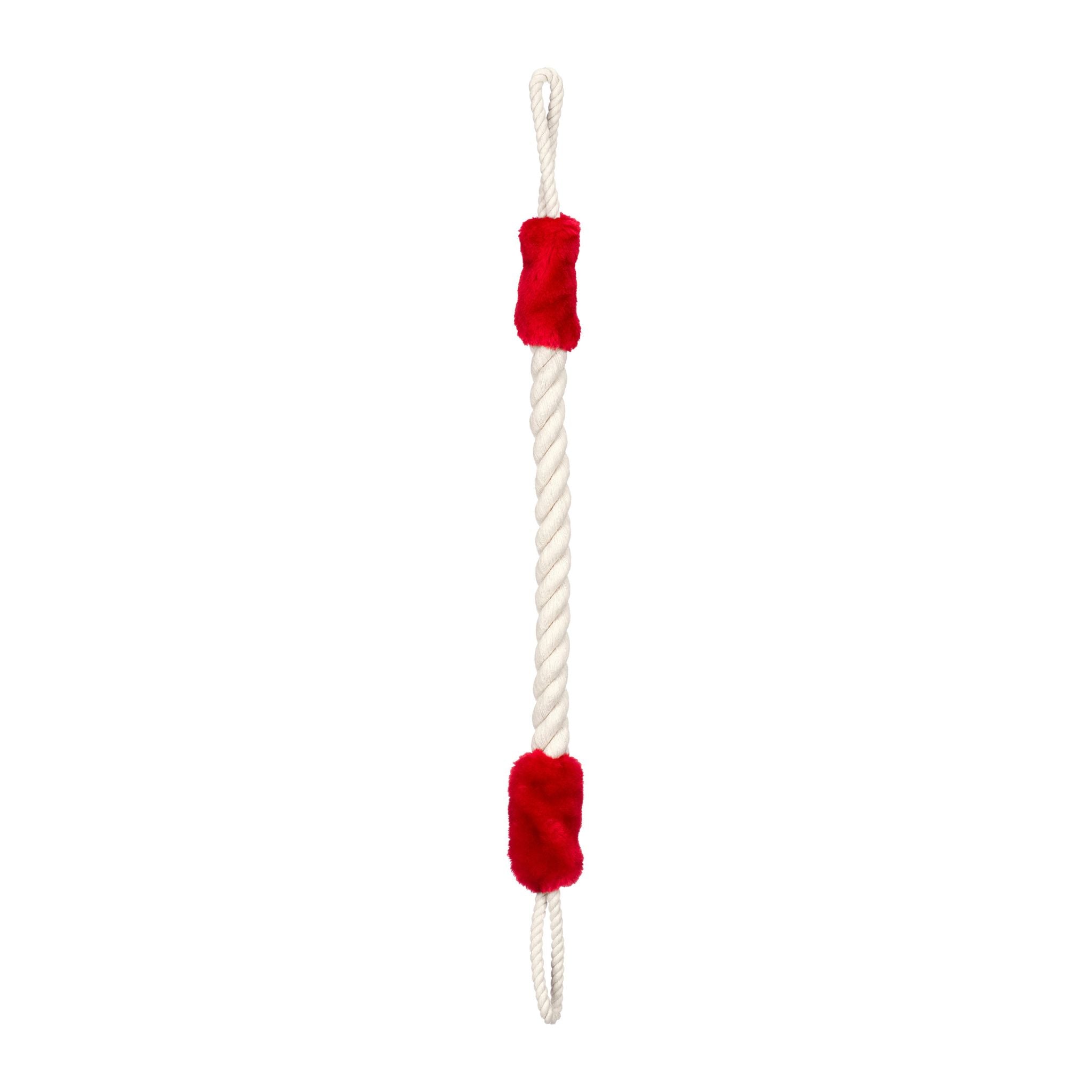 Türkordel Klemmschutz 2er-Set Creme-Rot von Relaxdays