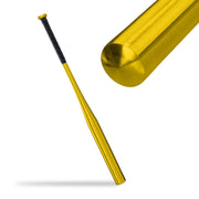 Baseballschläger Aluminium Gold-Schwarz von Relaxdays