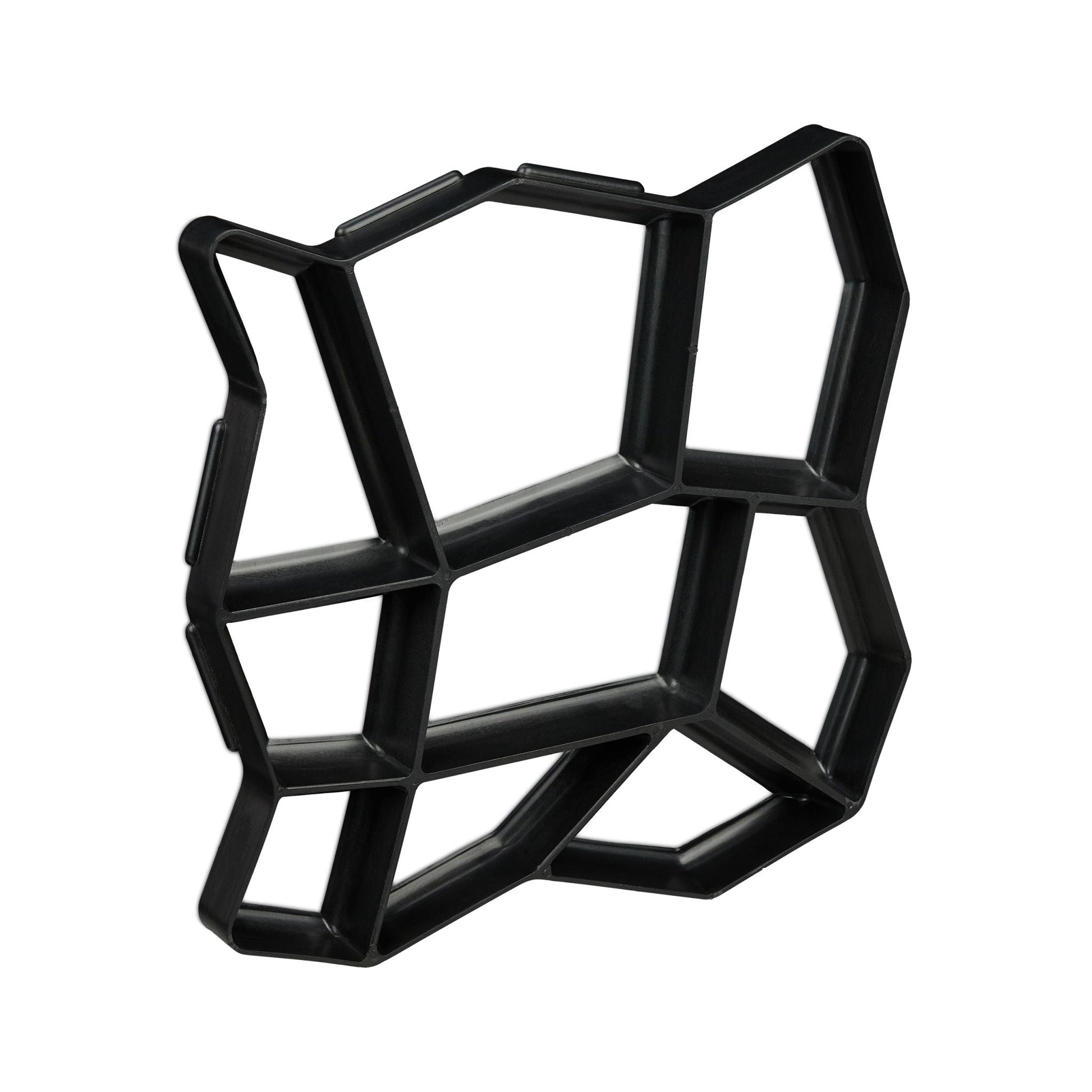 Gehwegform 2er-Set Schwarz von Relaxdays