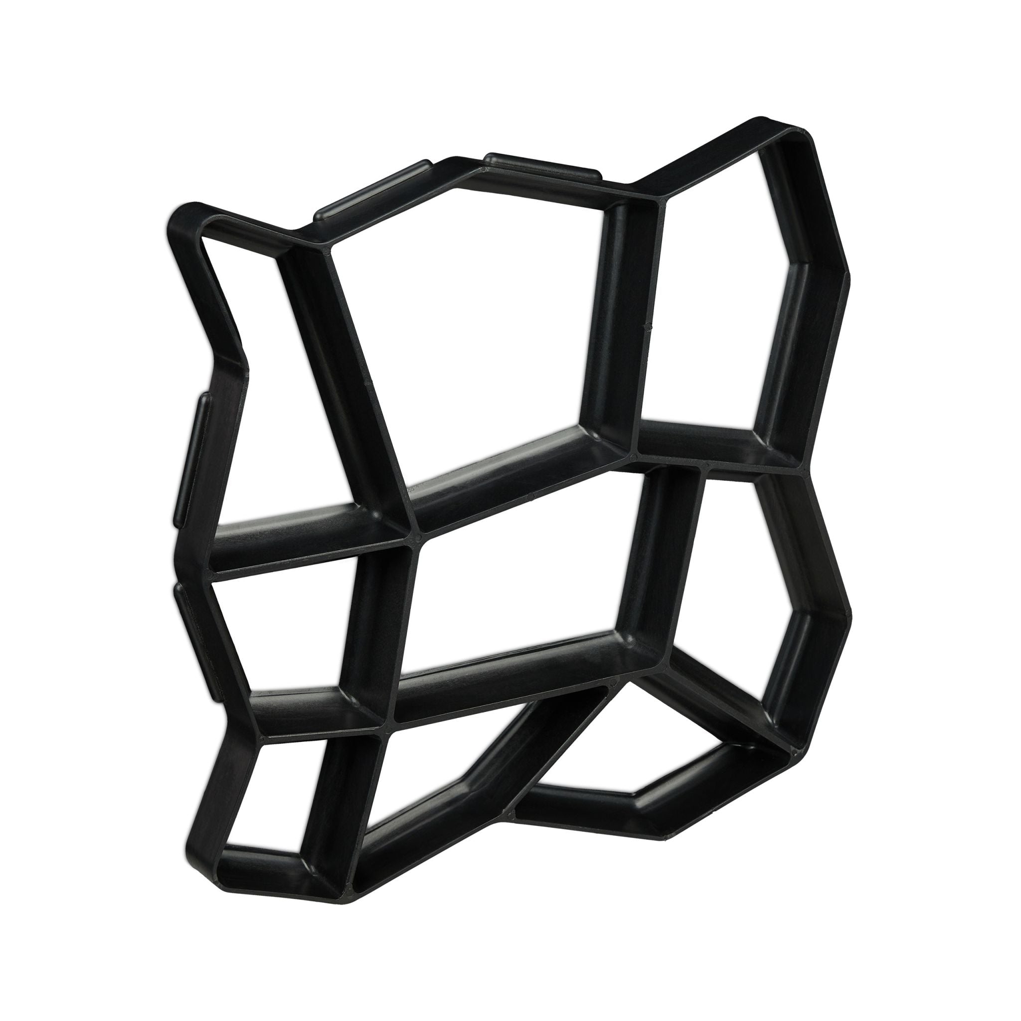 Gehwegform 2er-Set Schwarz von Relaxdays