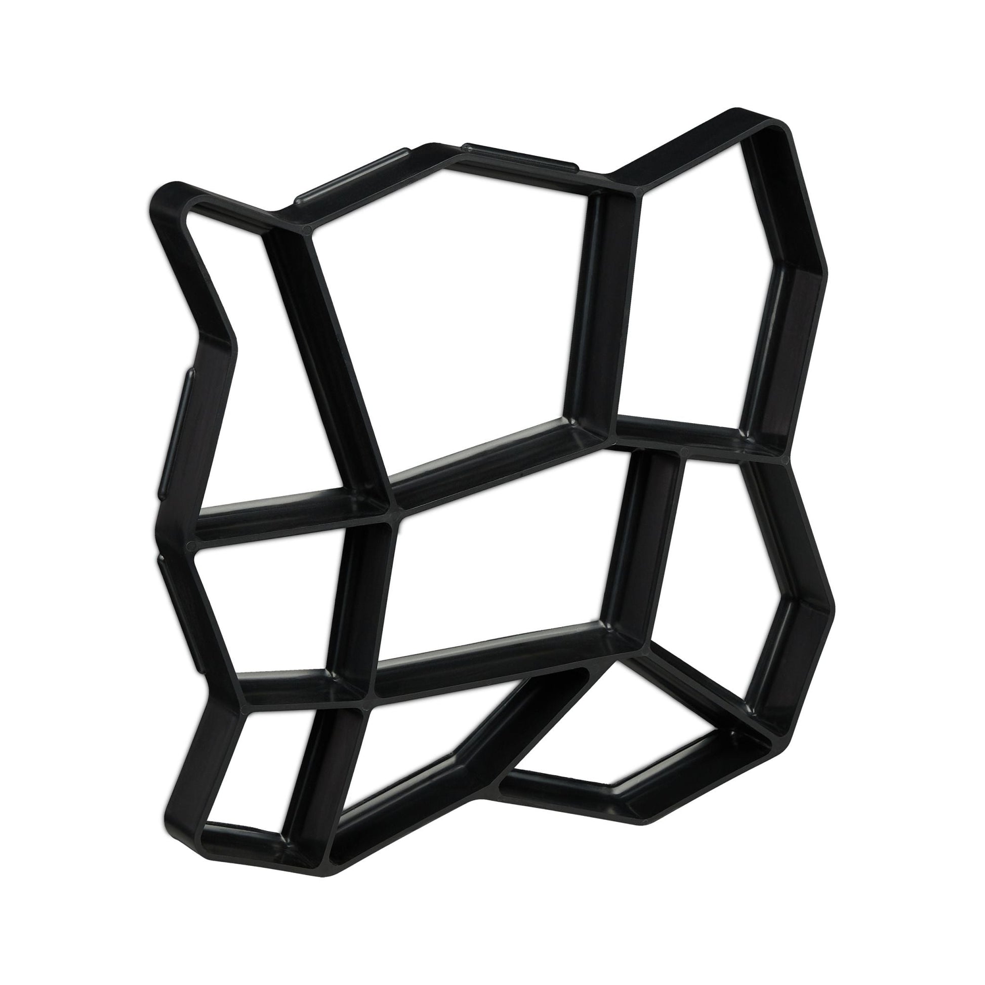 Gehwegform 2er-Set Schwarz von Relaxdays