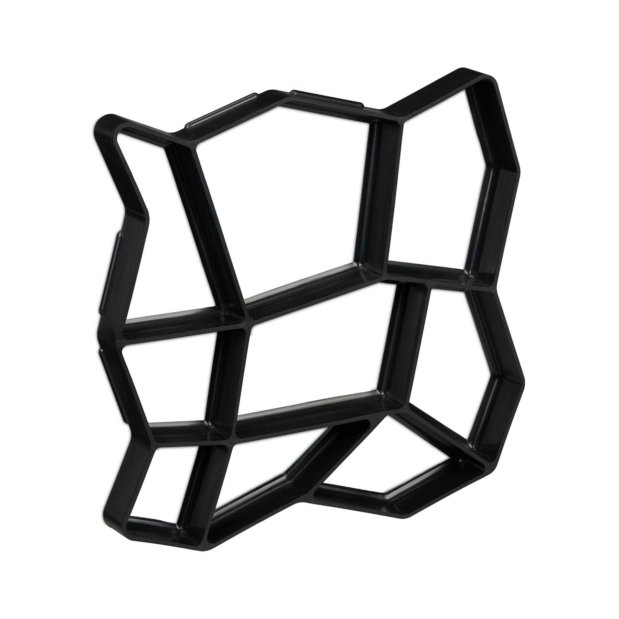 Gehwegform 2er-Set Schwarz von Relaxdays