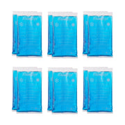Kühlpads Rechteck 12er-Set Blau von Relaxdays