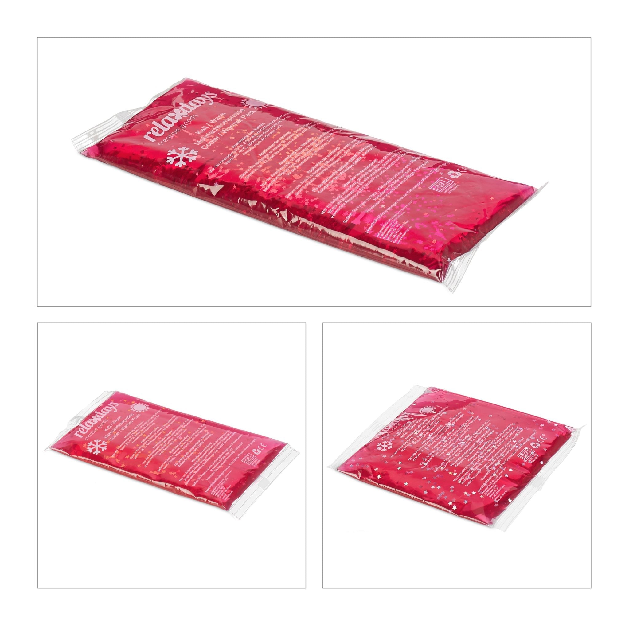 Kühlpads 8er-Set Pink von Relaxdays