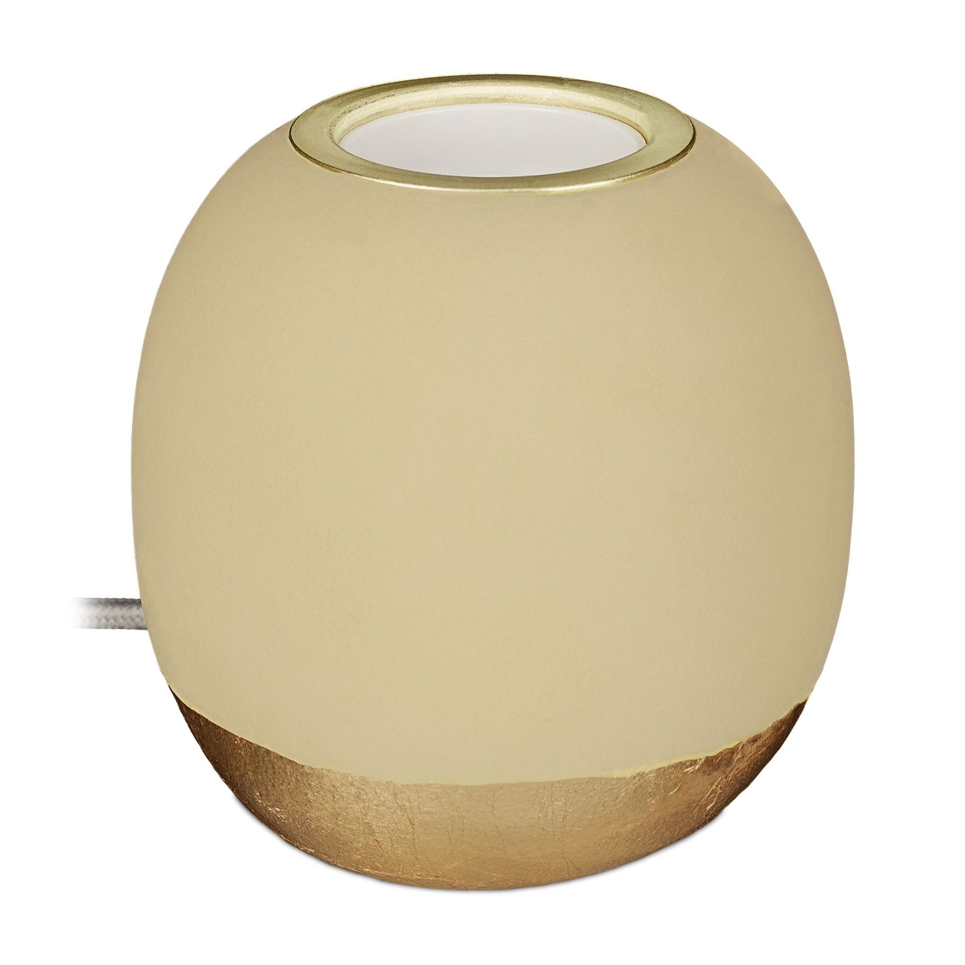 Dekoleuchte Beton Gold-Grün von Relaxdays