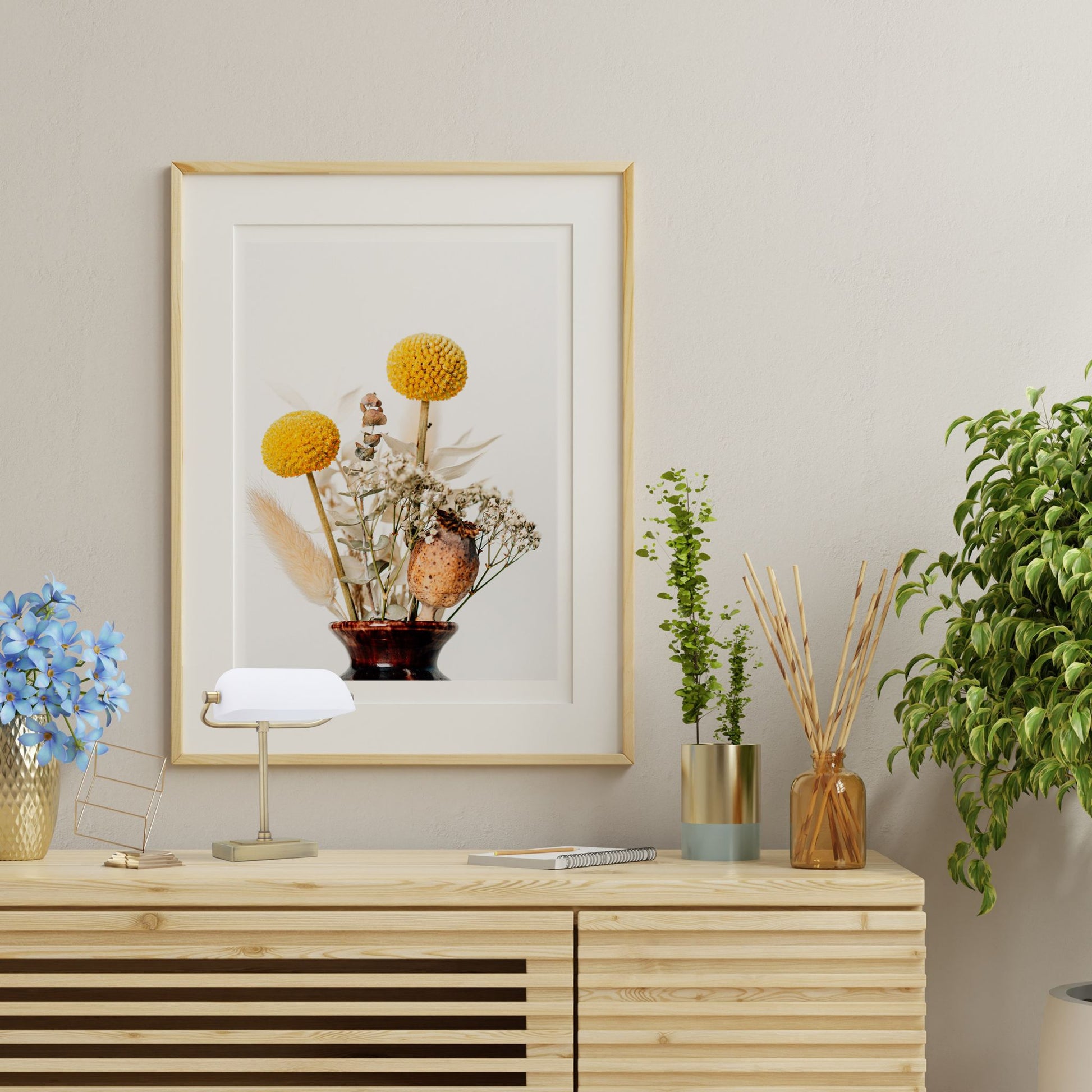 Bankerlampe mit weissem Glasschirm Weiss-Gold von Relaxdays