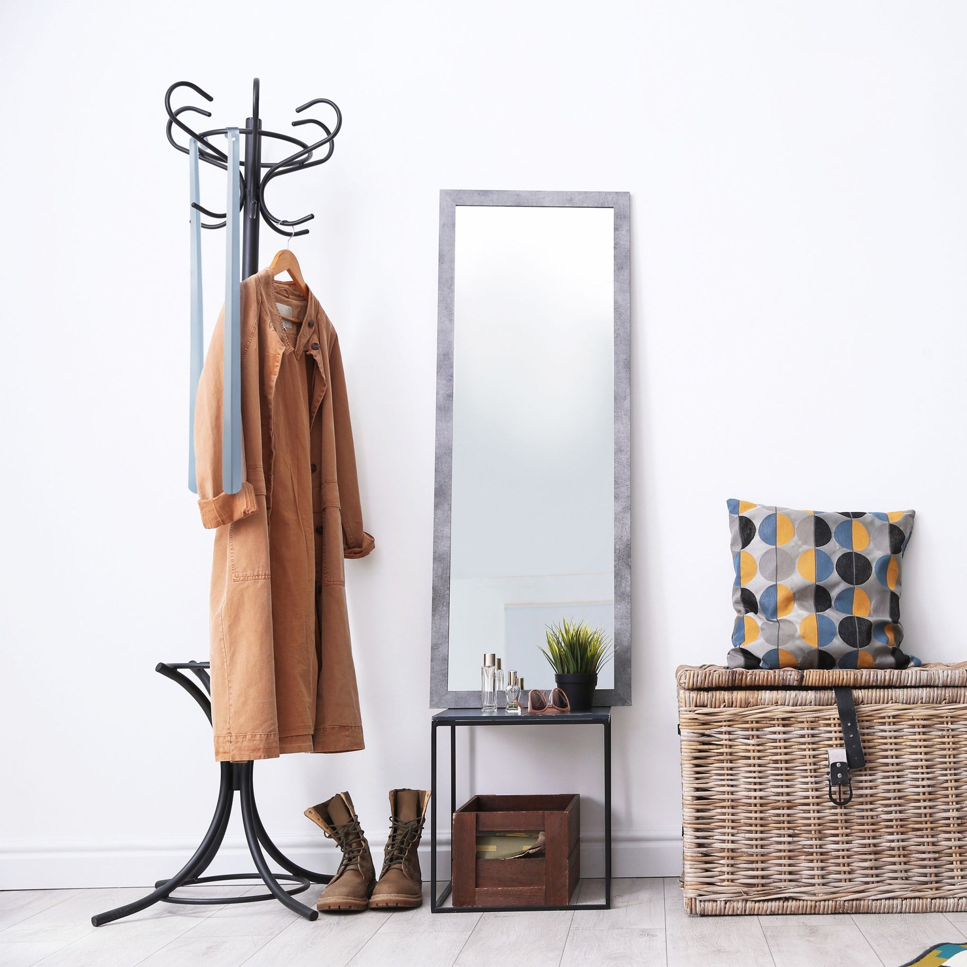 Schuhlöffel 70cm 2er-Set Silber von Relaxdays