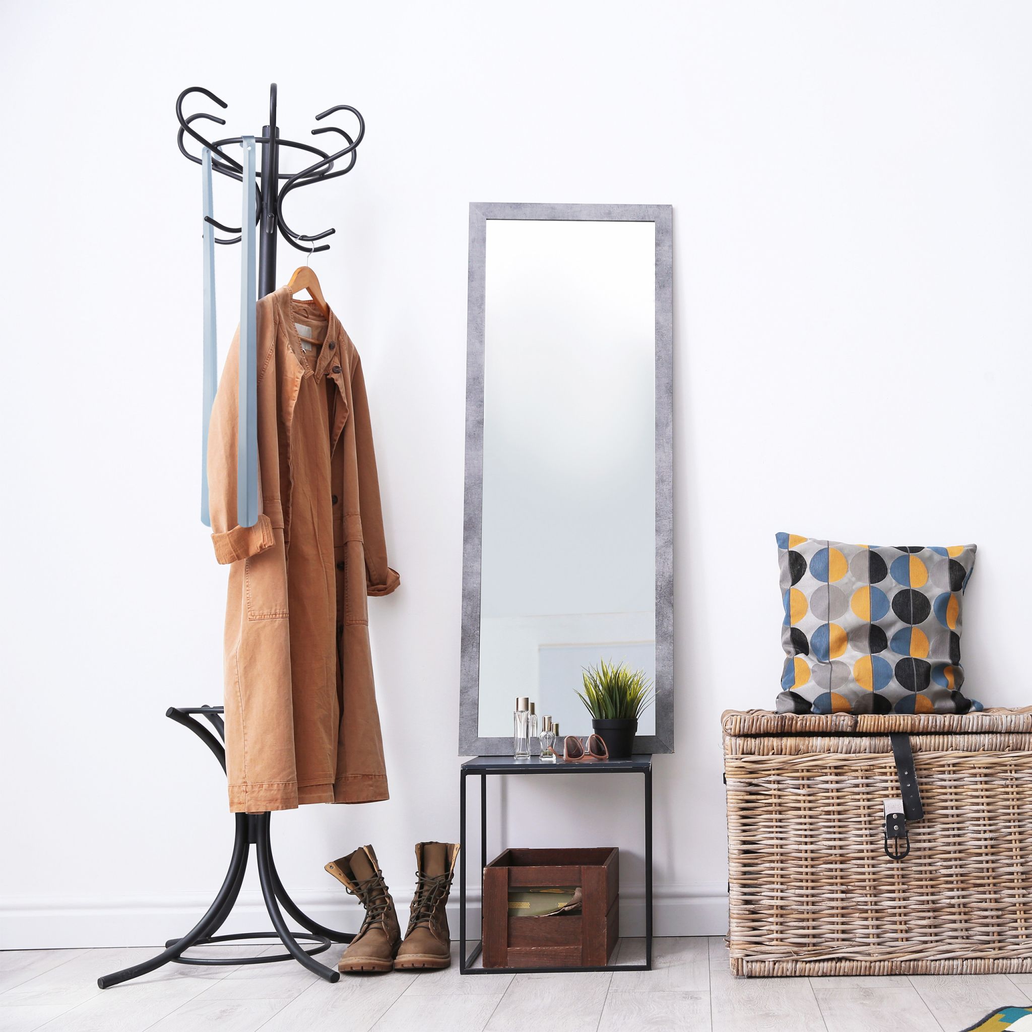 Schuhlöffel 70cm 2er-Set Silber von Relaxdays