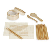Sushi Set Bambus Hellbraun von Relaxdays
