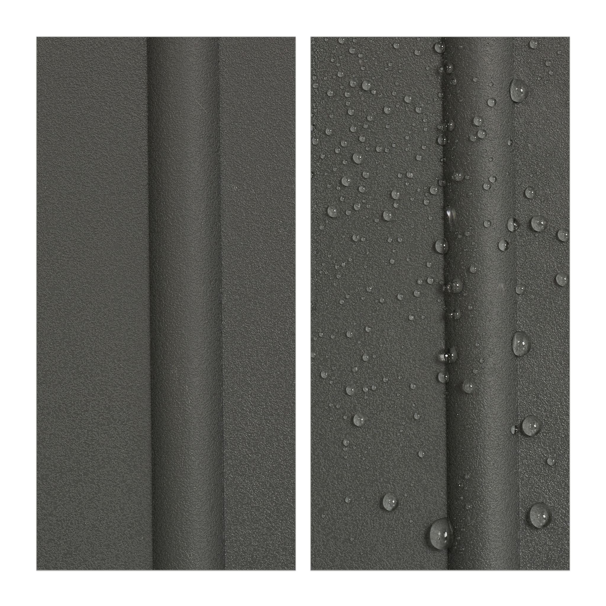 Schuhabtropfschale 3er-Set Grau von Relaxdays