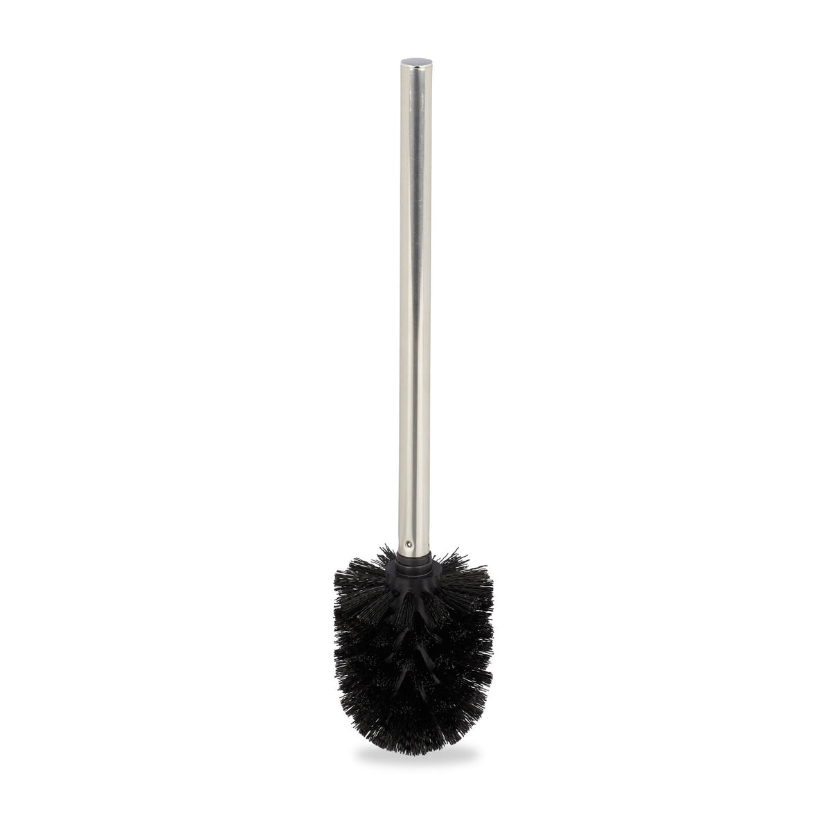 Toilettenbürste 3er-Set schwarz Schwarz-Silber von Relaxdays