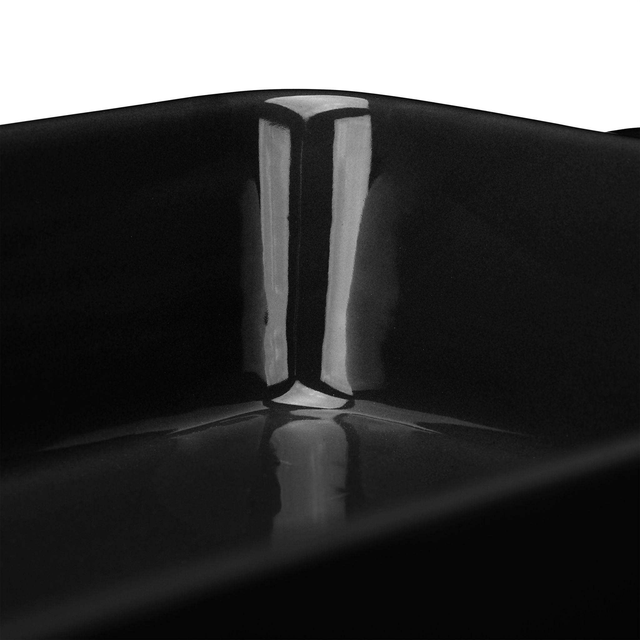 Keramik Auflaufform 3er-Set schwarz Schwarz von Relaxdays