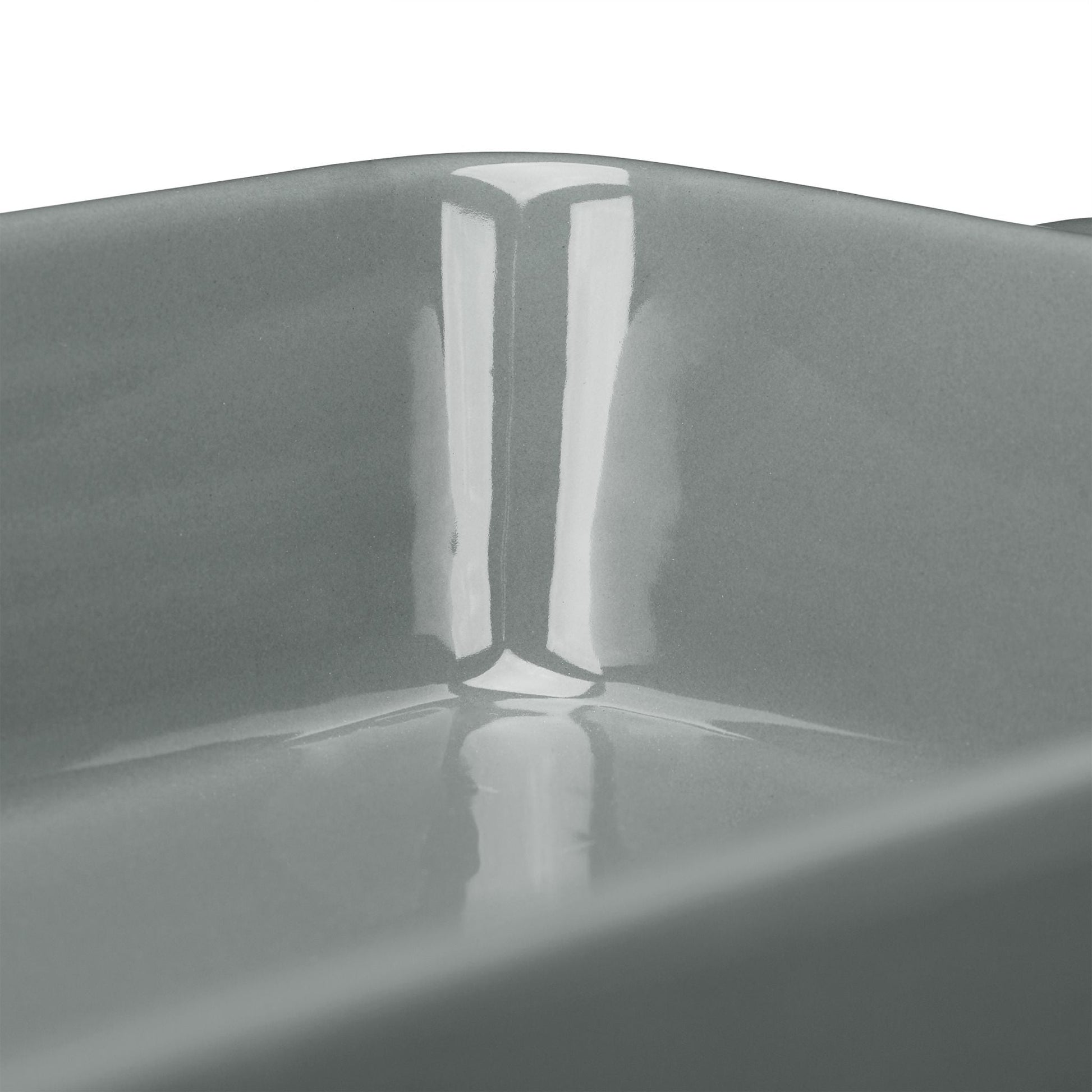 Keramik Auflaufform 3er-Set grau Grau von Relaxdays