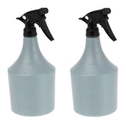 Sprühflasche 1 l 2er-Set Schwarz-Grau von Relaxdays