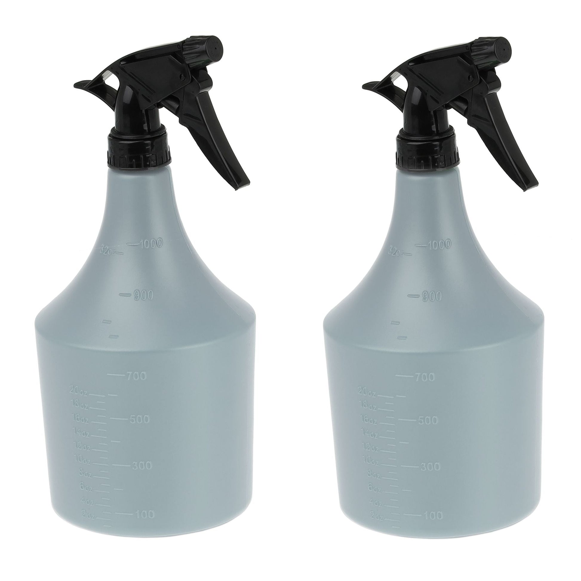 Sprühflasche 1 l 2er-Set Schwarz-Grau von Relaxdays