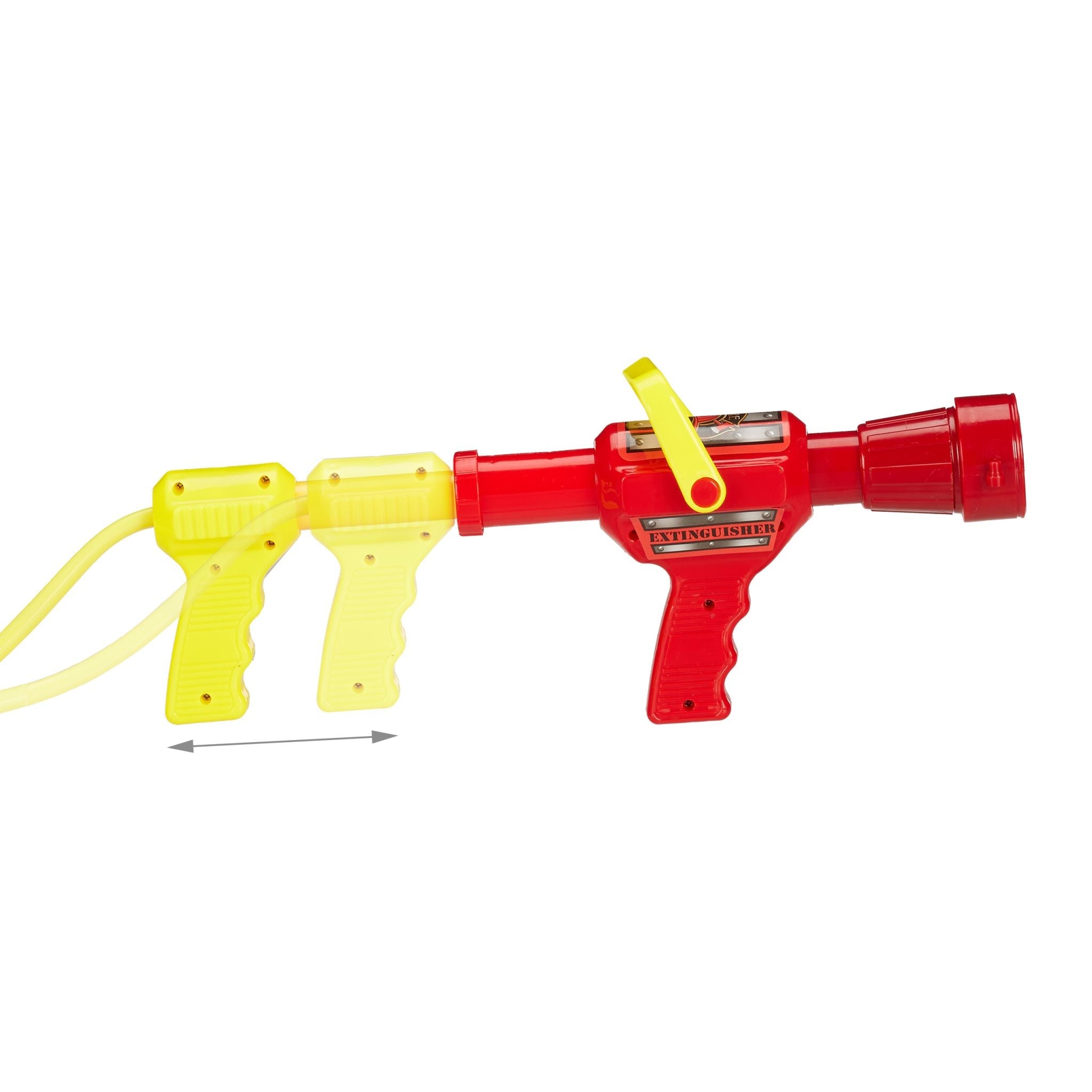 Feuerwehr Wasserspritze Kinder Gelb-Rot-Schwarz von Relaxdays
