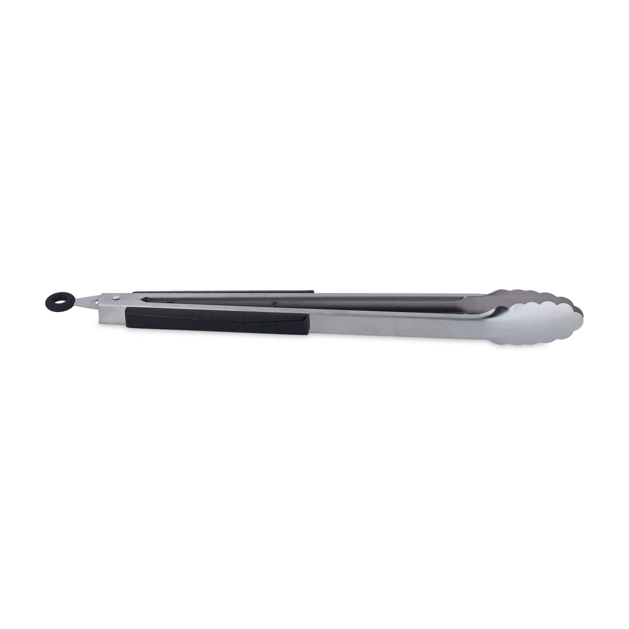 Grillzange Edelstahl Schwarz-Silber von Relaxdays