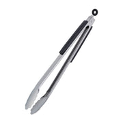 Grillzange Edelstahl Schwarz-Silber von Relaxdays