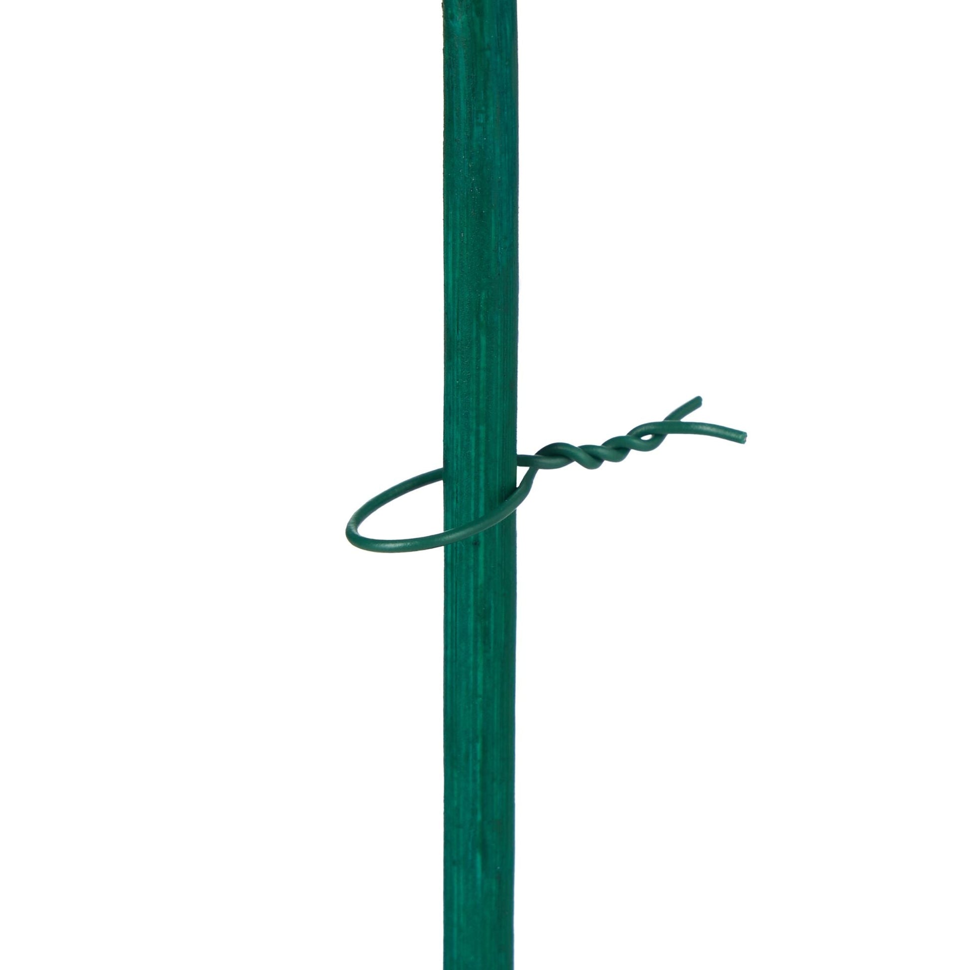 Pflanzenstab 60cm 50er-Set Dunkelgrün von Relaxdays