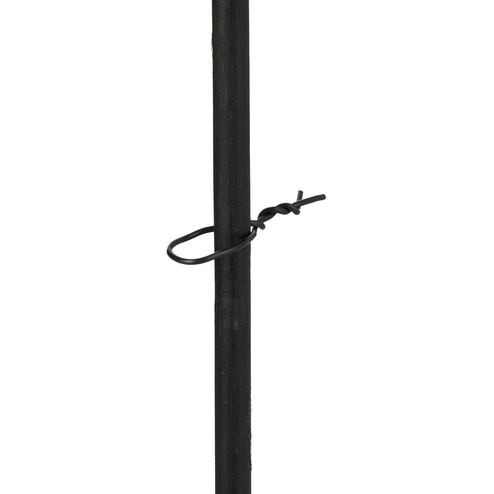 Pflanzenstab 60cm 50er-Set Schwarz von Relaxdays