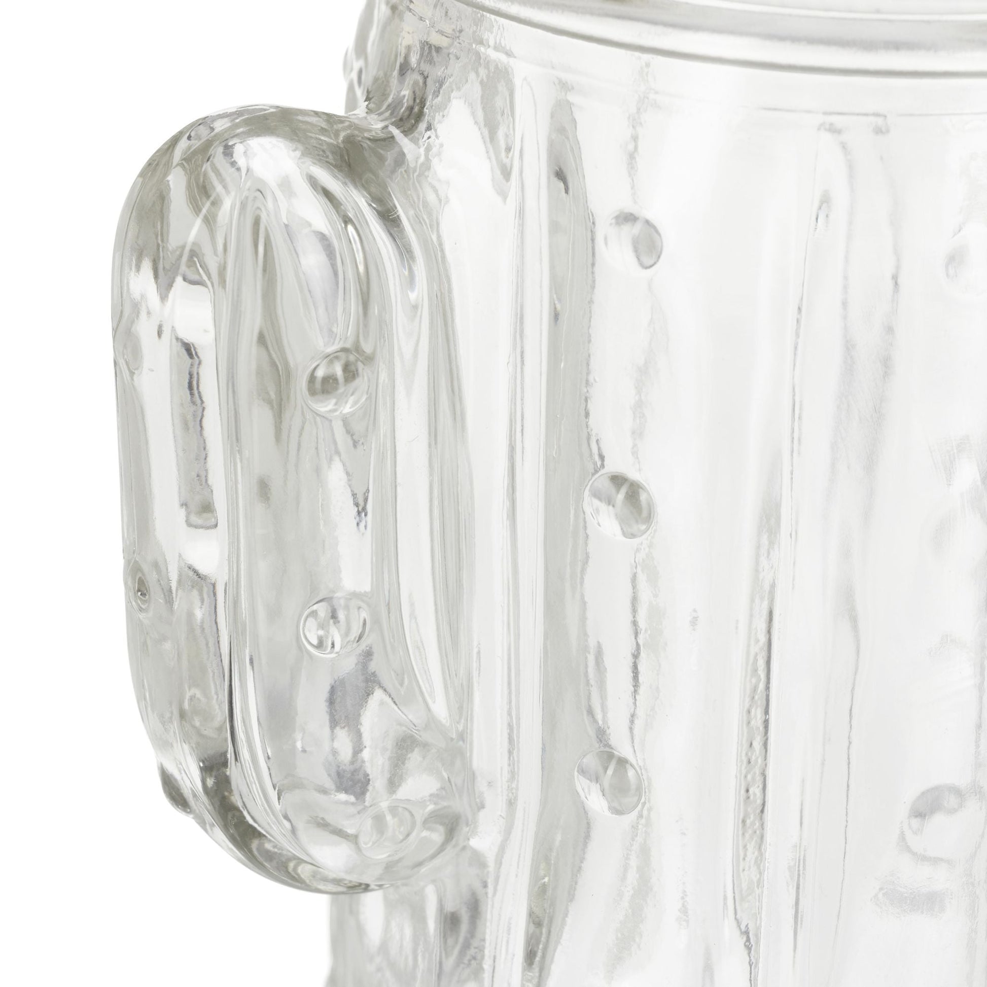 Trinkgläser Kaktus mit Strohhalm 8er-Set Schwarz-Transparent von Relaxdays